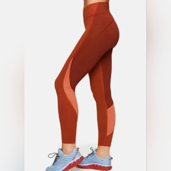 Outdoor Voices Techsweat Zoom Leggings Size XS Color Orange/Red - Picture 3 of 10